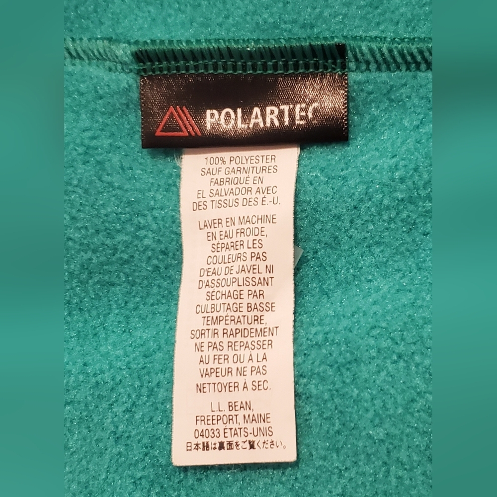 LL Bean Fleece Jacket XL - Picture 5 of 6